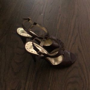 BCBGIRLS brown high heel shoes